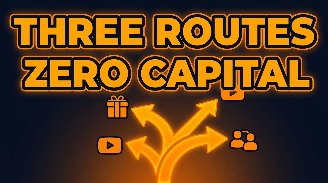 Signup bonuses, paid tasks and referrals — none of which need a deposit, a card, or any capital at risk.
