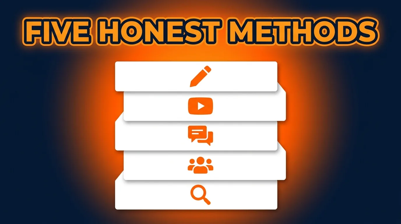 Answer real questions, publish useful content, teach a small group properly, and be findable rather than loud.