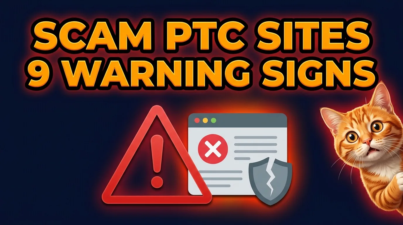 How to spot a scam PTC site — nine warning signs to check before you commit