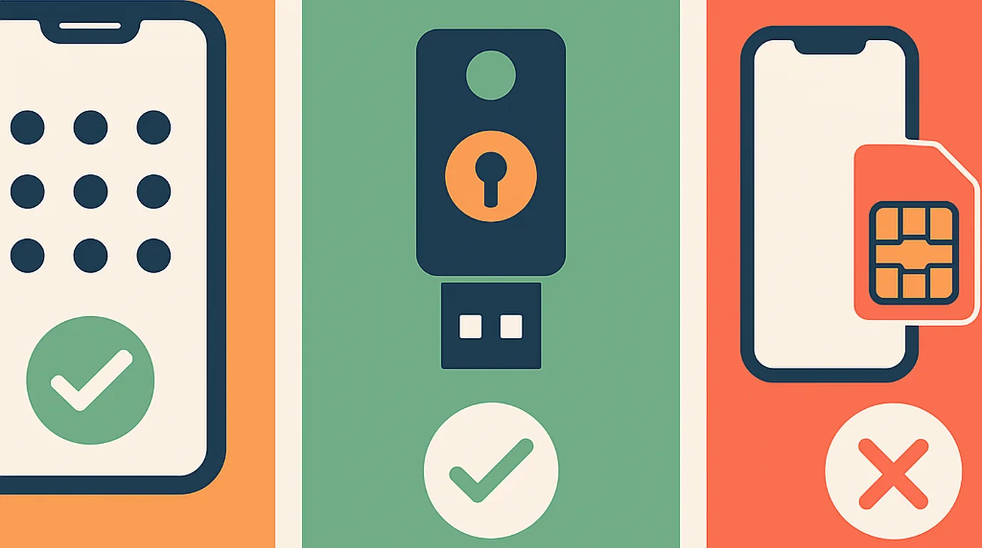 Two-factor authentication methods compared for PTC account security in 2026