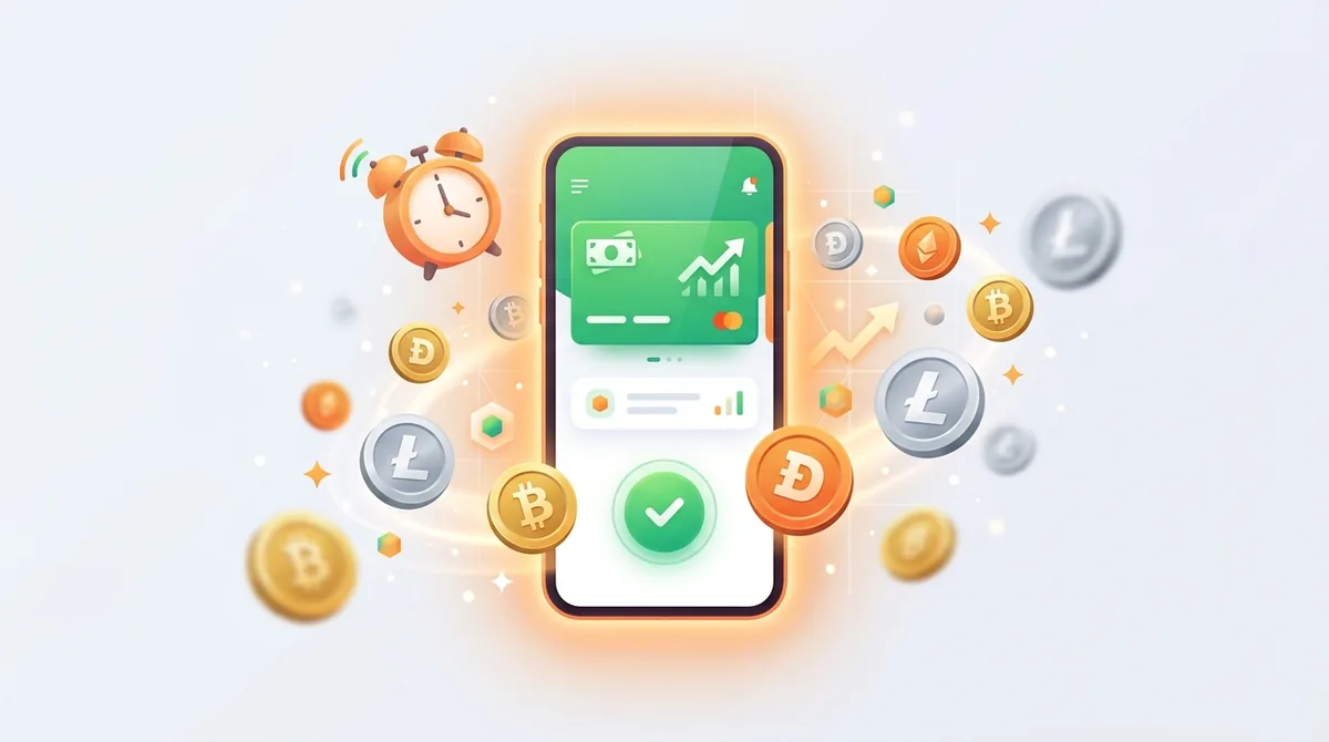 CatPTC dashboard showing crypto earnings from paid-to-click tasks